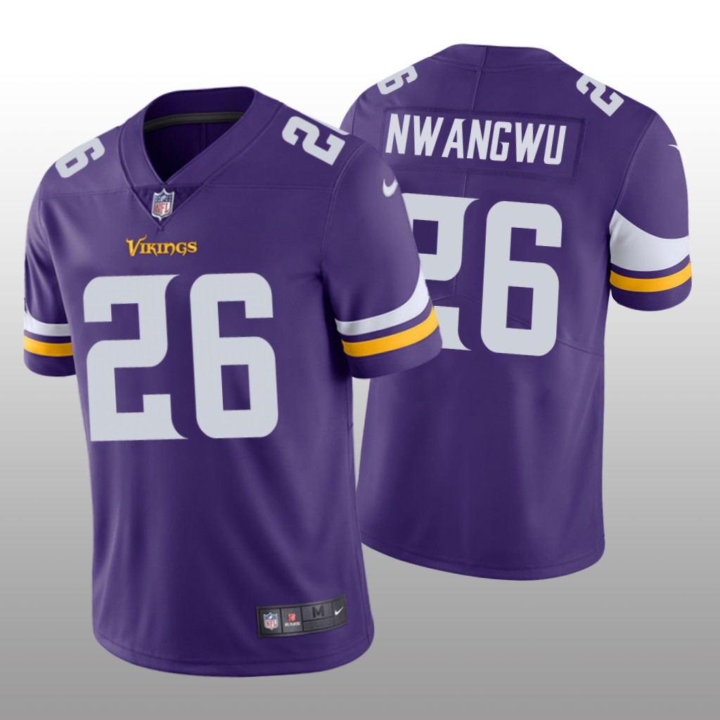 Minnesota Vikings Kene Nwangwu Purple Jersey Vapor Limited - Men's