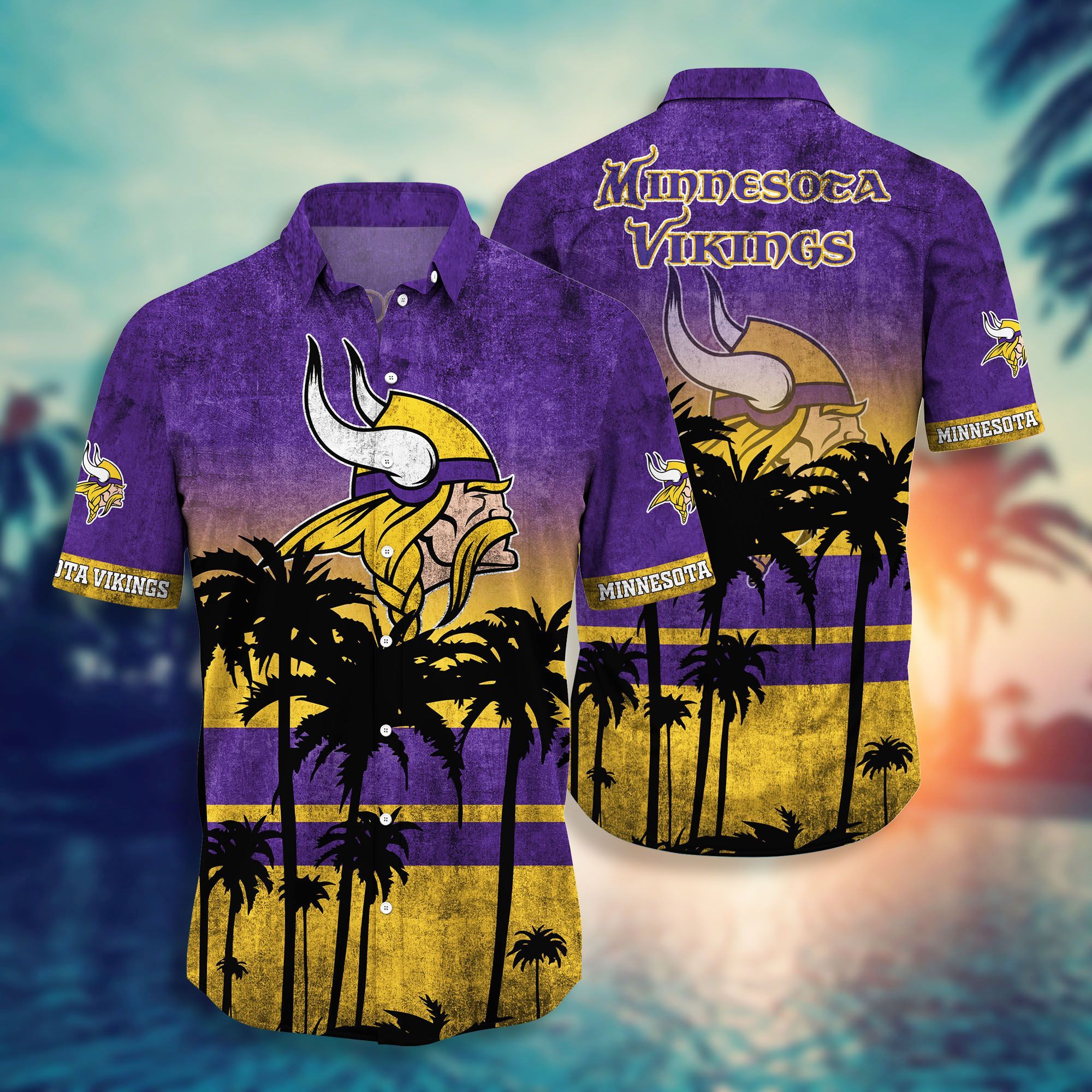 Minnesota Vikings NFL-Hawaii Shirt Style Hot Trending Summer-Hawaiian NFL