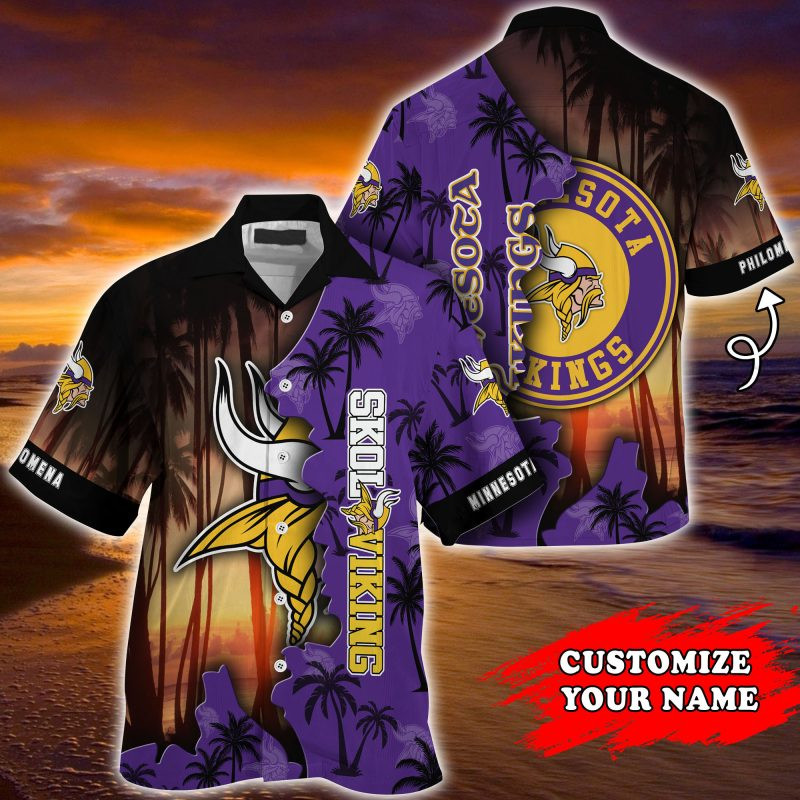 Minnesota Vikings NFL Customized Summer – Hawaii Shirt For This Season – Gift For Sport Lovers