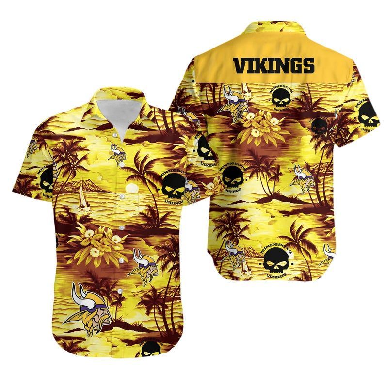 Minnesota Vikings NFL Football – Premium Hawaiian Shirt – Gift For Sports Lovers
