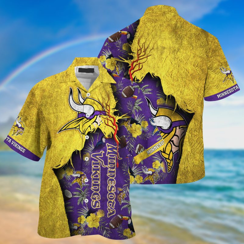 Minnesota Vikings NFL God – Hawaii Shirt For This Season – Gift For Sport Lovers