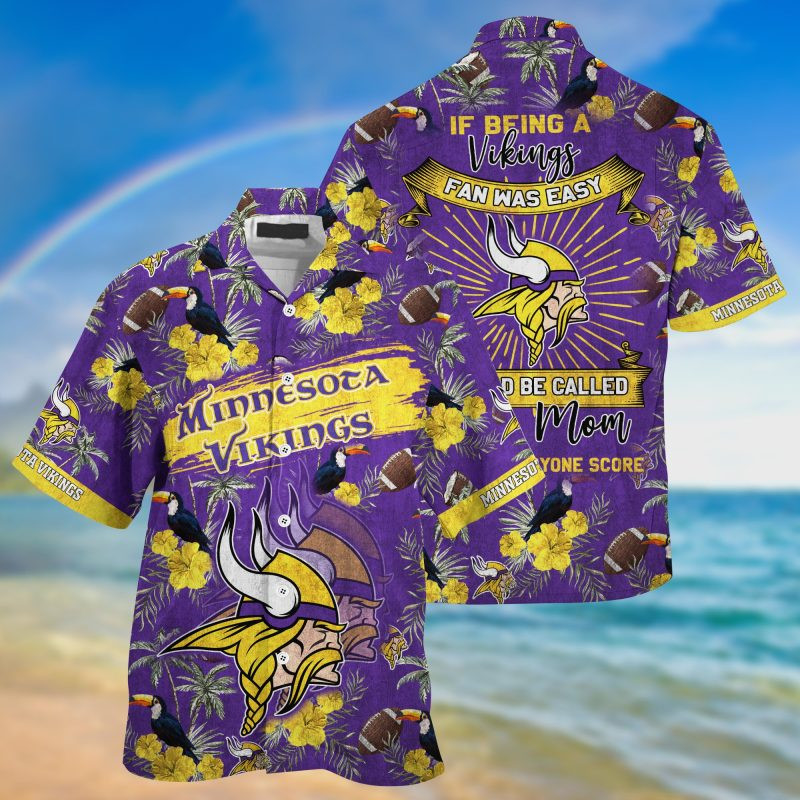 Minnesota Vikings NFL Summer – Hawaii Shirt For This Season – Gift For Sport Lovers Sporty Mom Lets Everyone Score