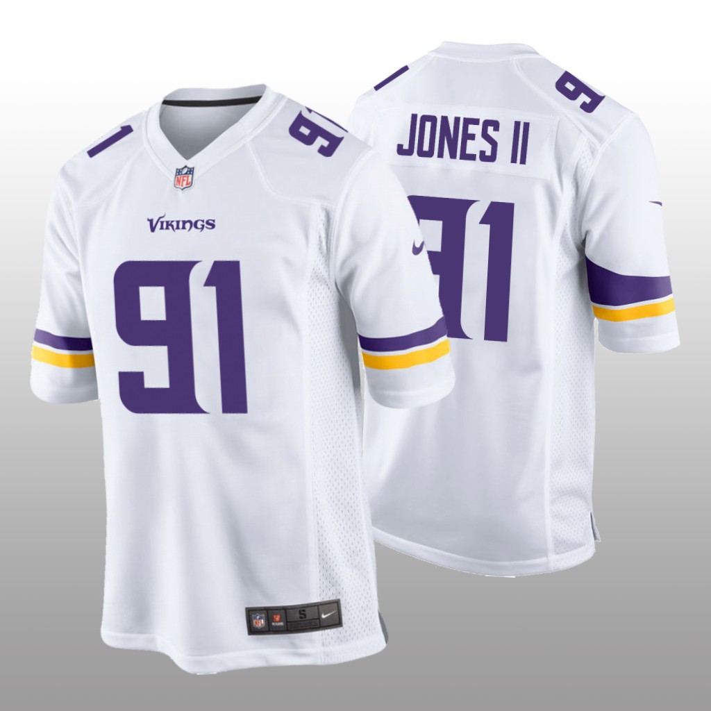 Minnesota Vikings Patrick Jones II White Jersey Game - Men's