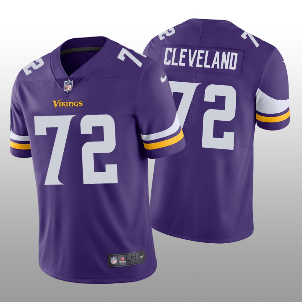 Minnesota Vikings Purple 2020 NFL Draft Vapor Limited Ezra Cleveland Jersey