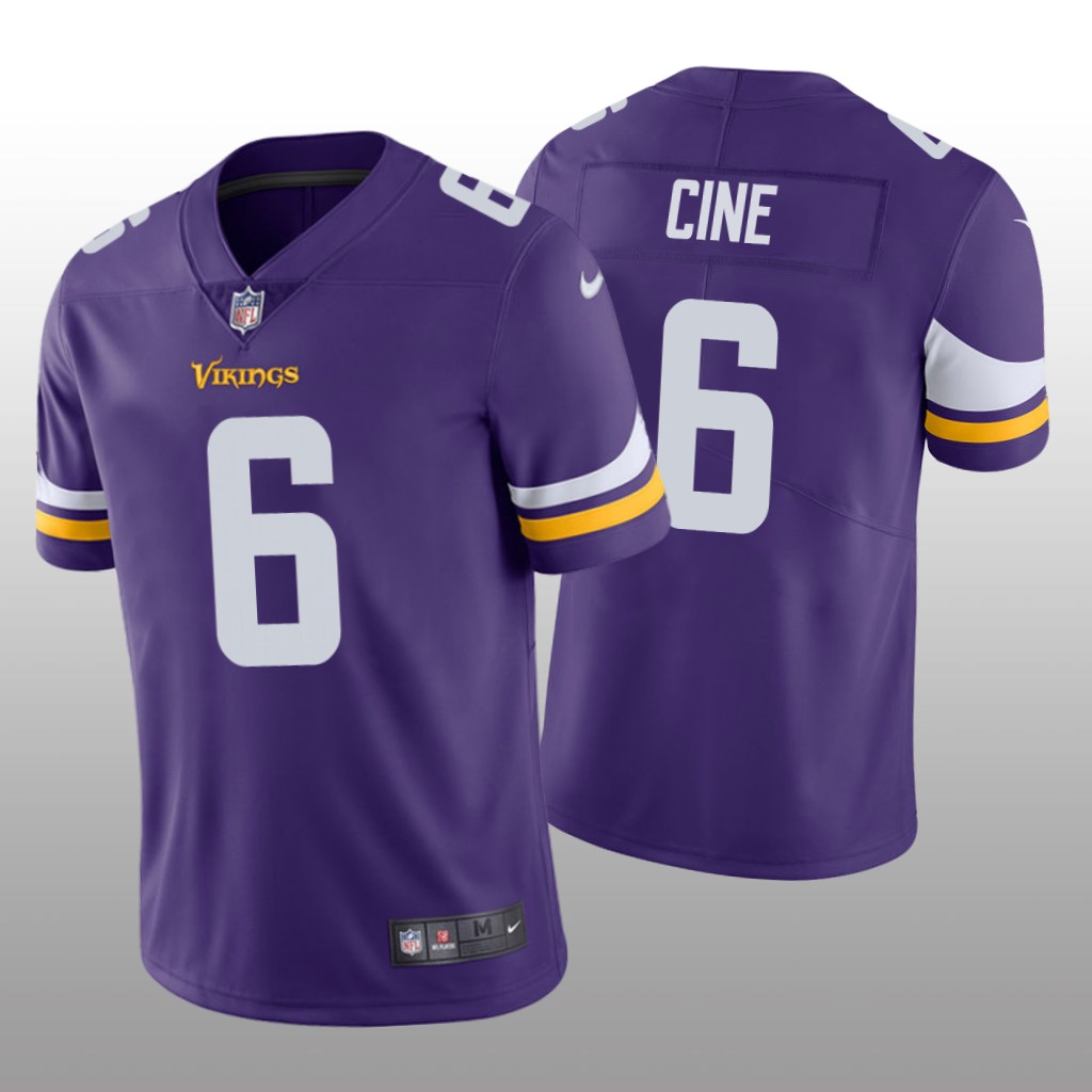Minnesota Vikings Purple 2022 NFL Draft Vapor Limited Lewis Cine Jersey