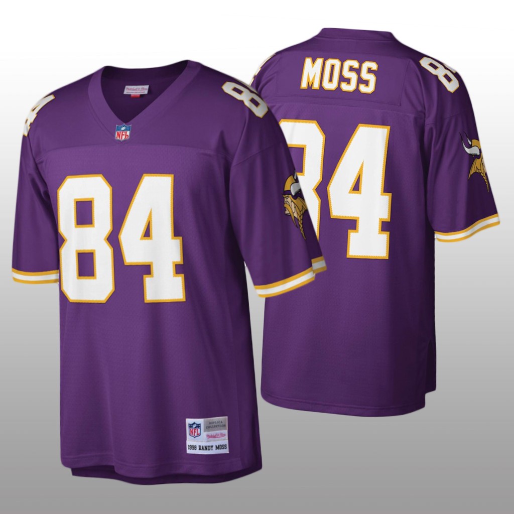Minnesota Vikings Randy Moss Mitchell & Ness Purple Legacy Jersey - Men's
