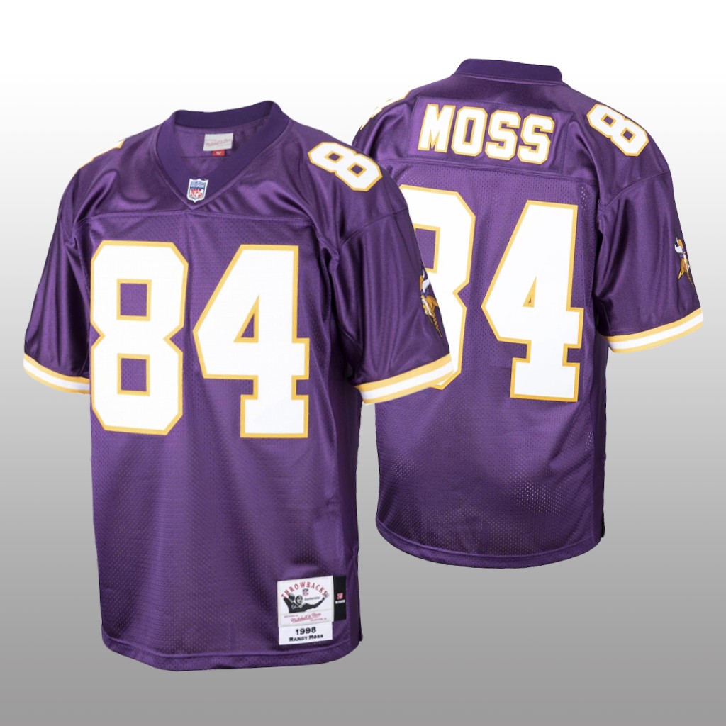 Minnesota Vikings Randy Moss Purple Throwback 1998 Legacy - Men's