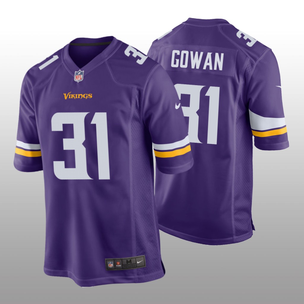 Minnesota Vikings Tay Gowan Purple Jersey Game - Men's