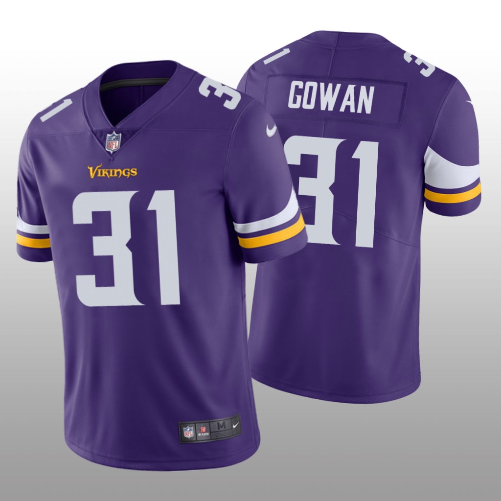 Minnesota Vikings Tay Gowan Purple Jersey Vapor Limited - Men's