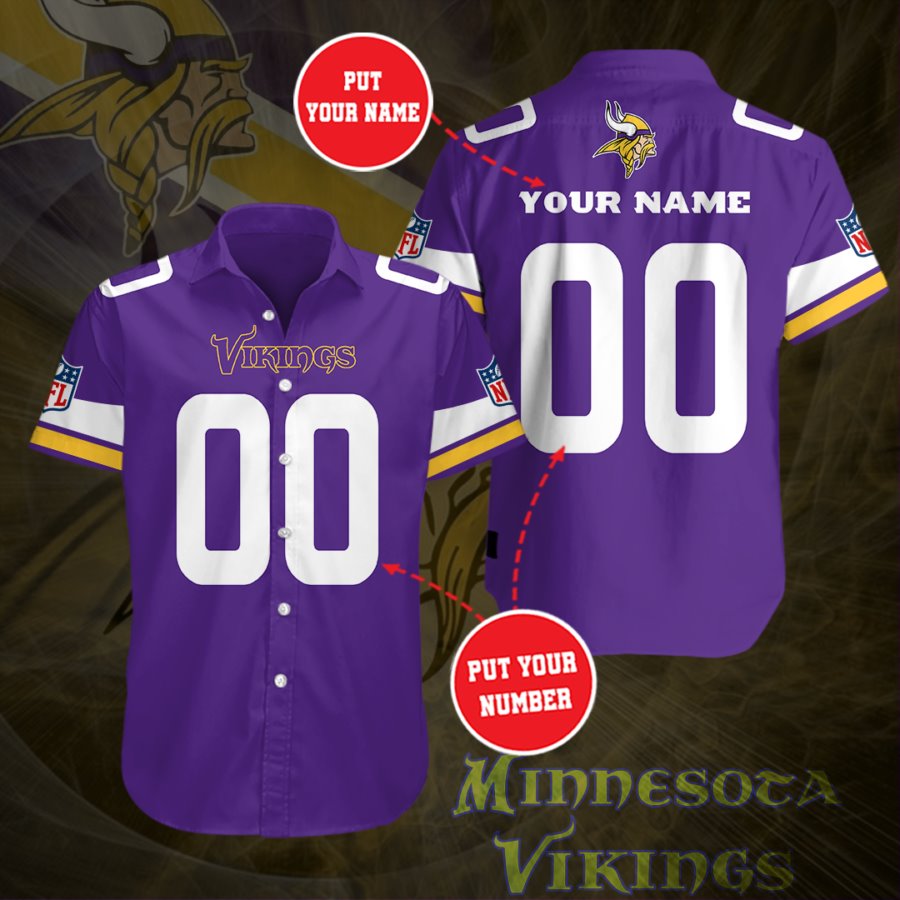 Minnesota Vikings Team Hawaiian Shirt