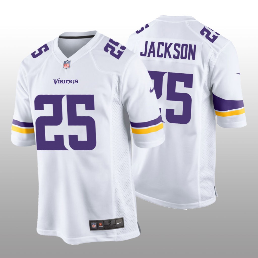 Minnesota Vikings Theo Jackson White Jersey Game - Men's