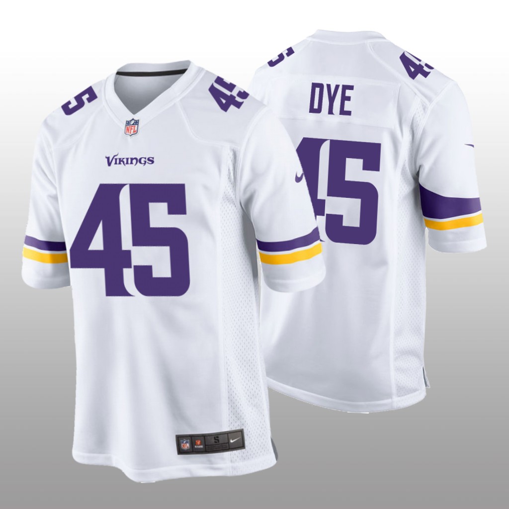 Minnesota Vikings Troy Dye White Jersey Game - Men's