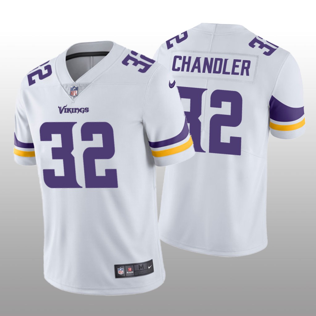 Minnesota Vikings Ty Chandler White Jersey Vapor Limited - Men's