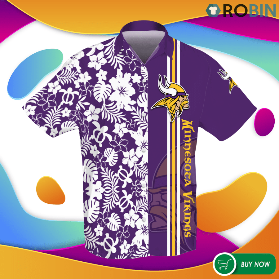 Minnesota Vikings Up Hawaiian Shirt
