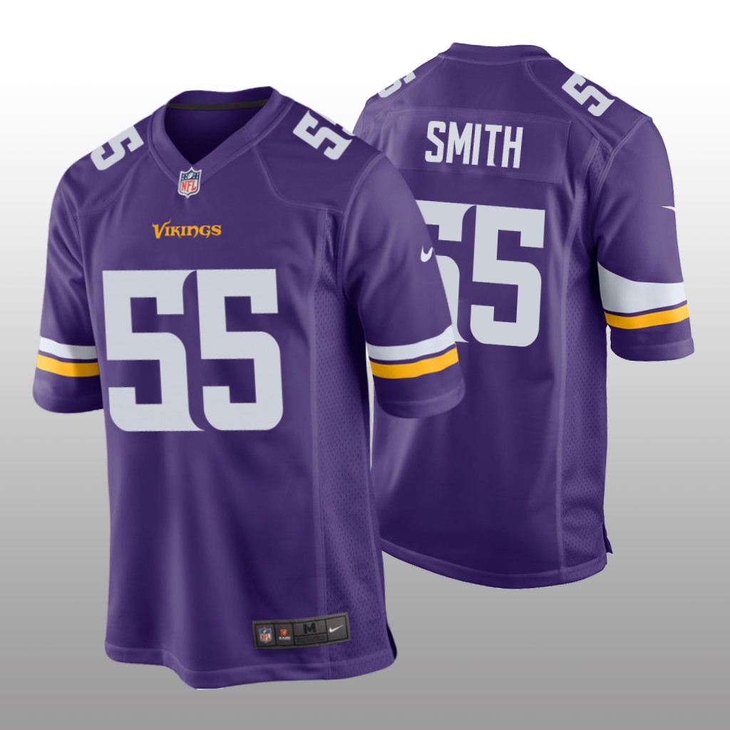 Minnesota Vikings Za'Darius Smith Purple Jersey Game - Men's