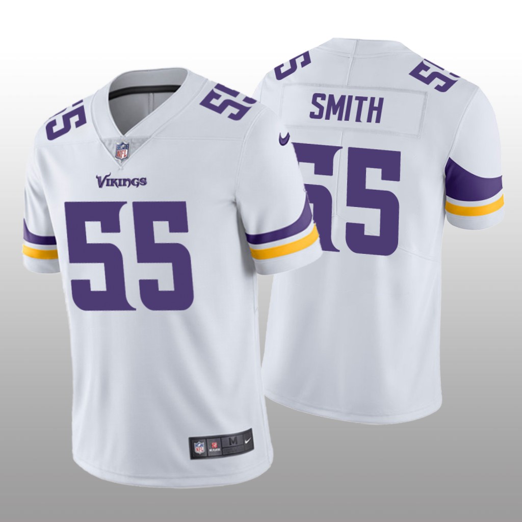 Minnesota Vikings Za'Darius Smith White Jersey Vapor Limited - Men's