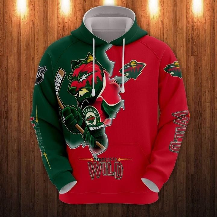 Minnesota wild for fans 3D Hoodie