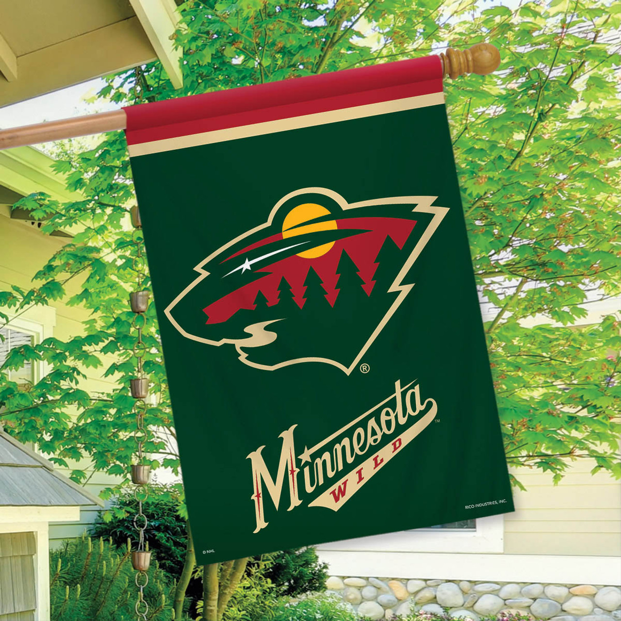 Minnesota Wild NHL Garden Flag, House Flag