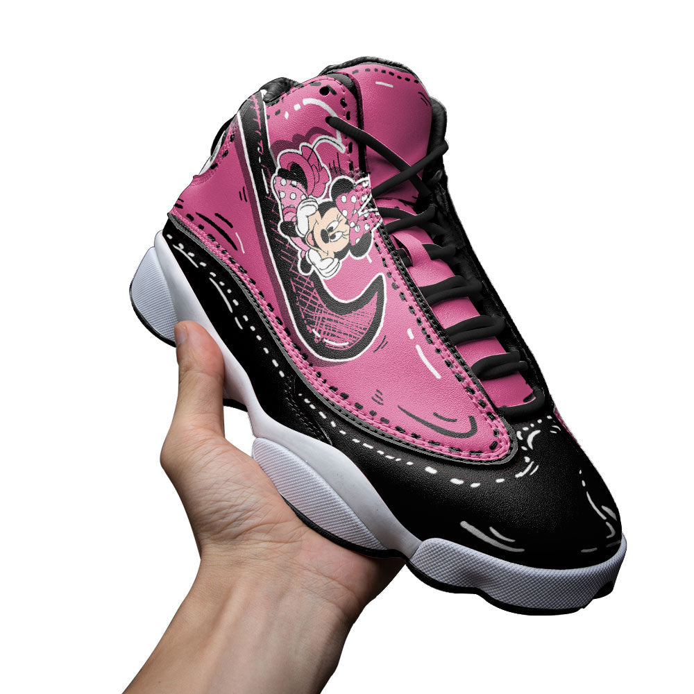 Minnie JD13 Sneakers Comic Style Custom Shoes