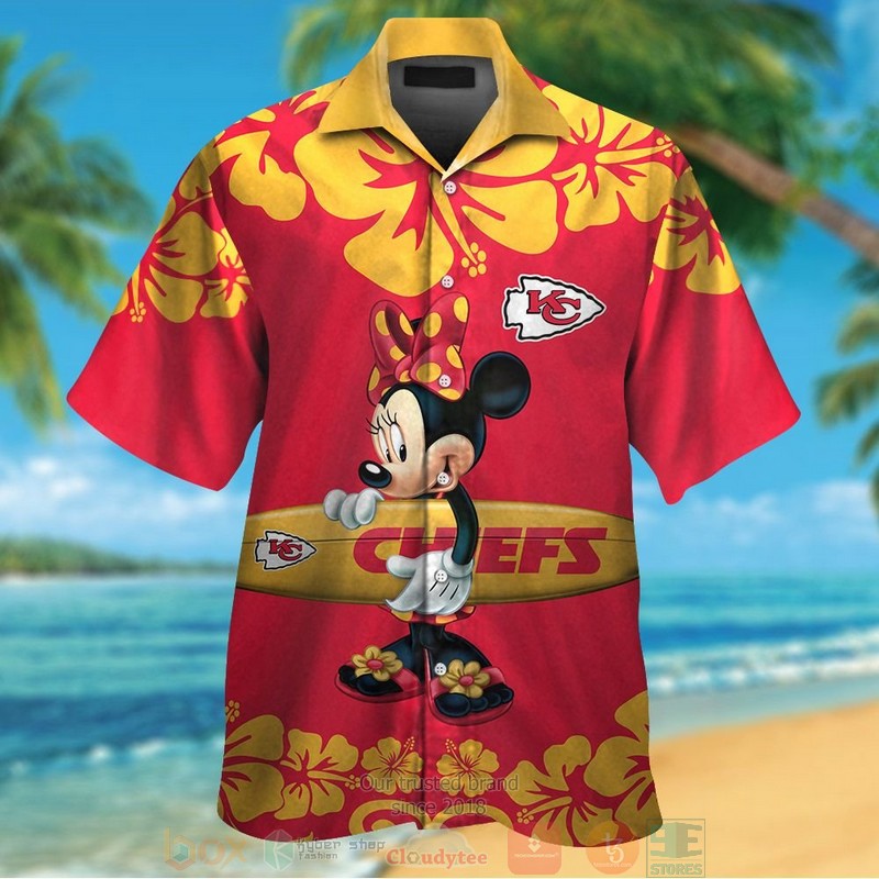 Minnie Mouse Kansas City Chiefs Hawaiian Shirt