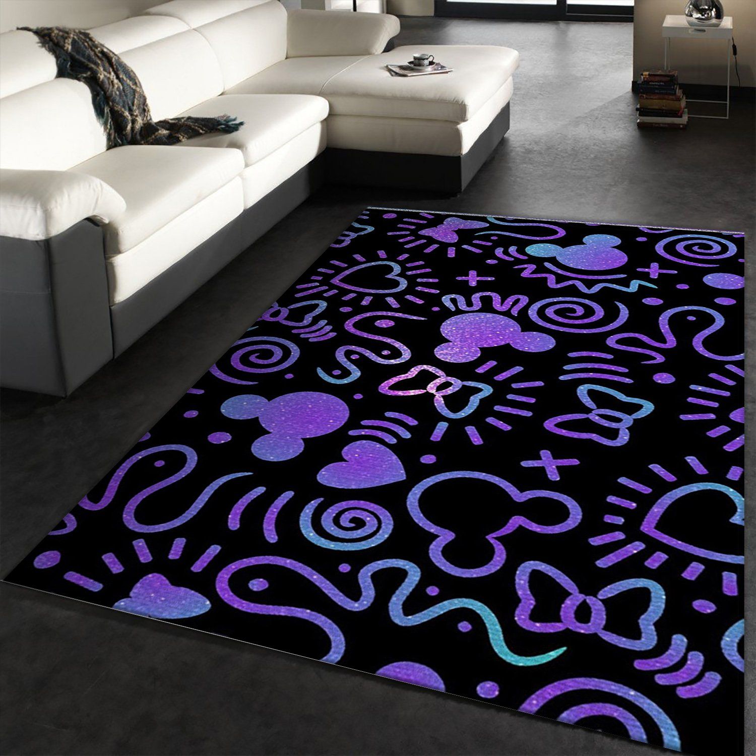 Minnie Mouse Rectangle Rug – Custom Size And Printing