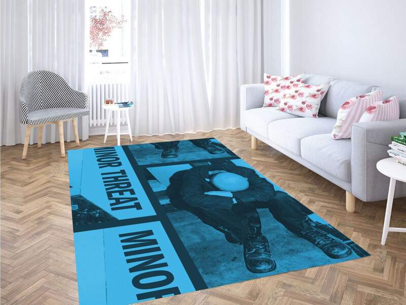 Minor Threat Straight Edge Carpet Rectangle Rug