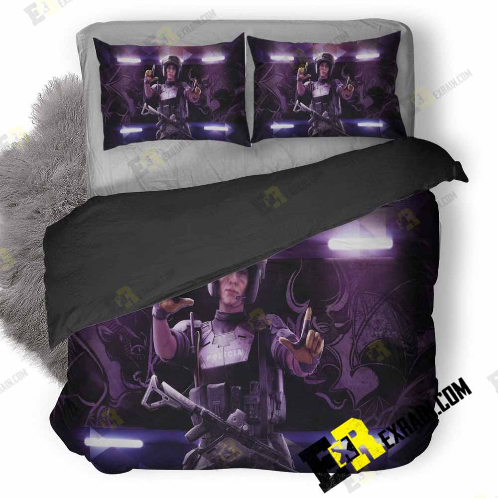 Mira Tom Clancys Rainbow Six Siege Operation Velvet Shell 3D Customized Duvet Cover Bedding Set