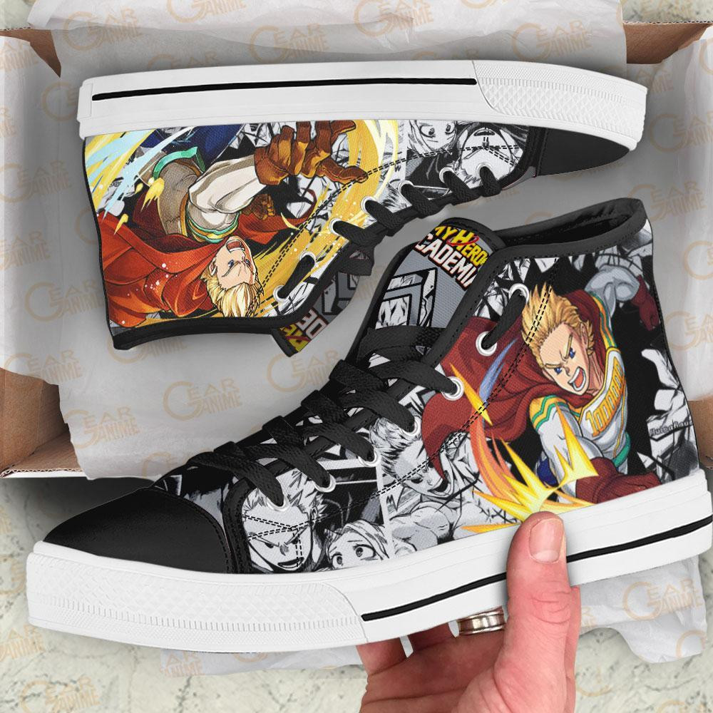 Mirio Togata High Top Shoes Custom Anime My Hero Academia Sneakers
