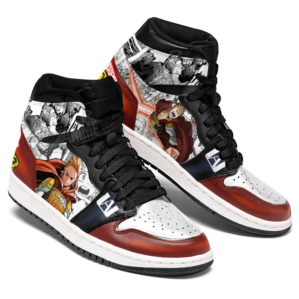 Mirio Togata Lemillion JD1s Sneakers BNHA Manga Mixed Anime, Air Jordan Hightop