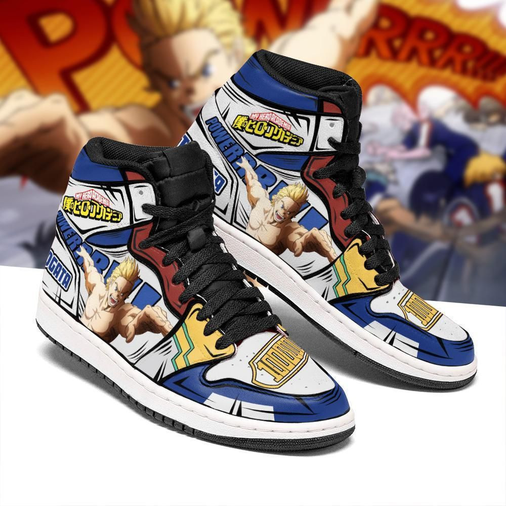 Mirio Togata My Hero Academia anime 1 High Top Air Jordan Sneaker, Air Jordan Hightop
