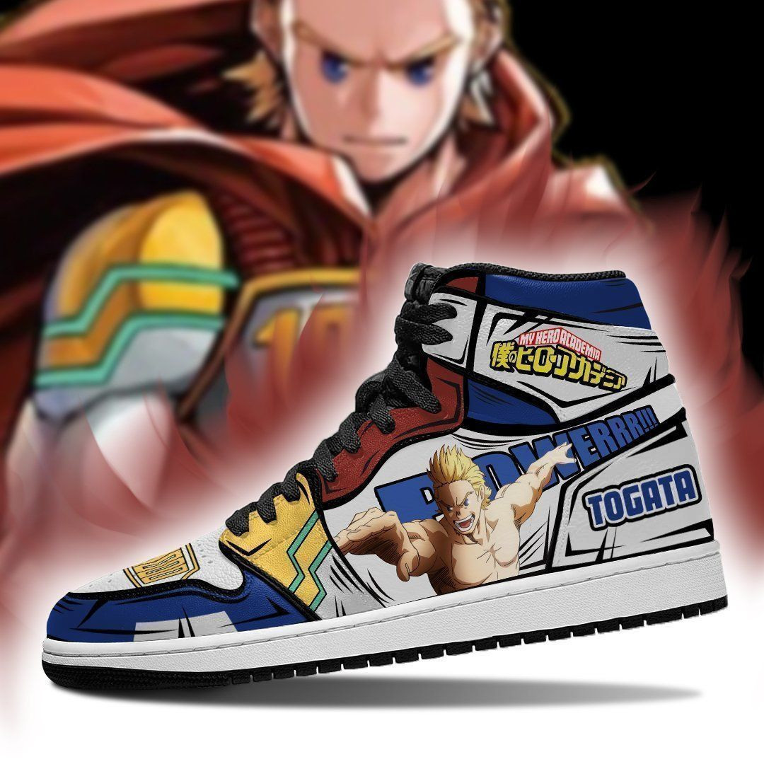 Mirio Togata My Hero Academia anime 1 High Top Air Jordan Sneaker, Air Jordan Hightop