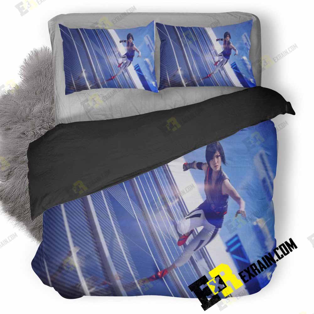 Mirrors Edge Catalyst Games Ad 3D Customized Duvet Cover Bedding Set