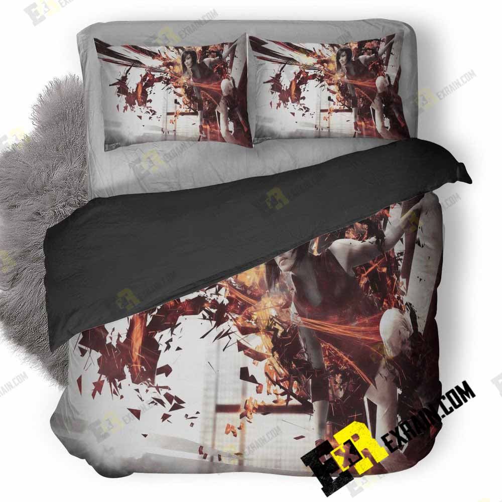 Mirrors Edge Hd Game Faith Cornors 3D Customized Duvet Cover Bedding Set