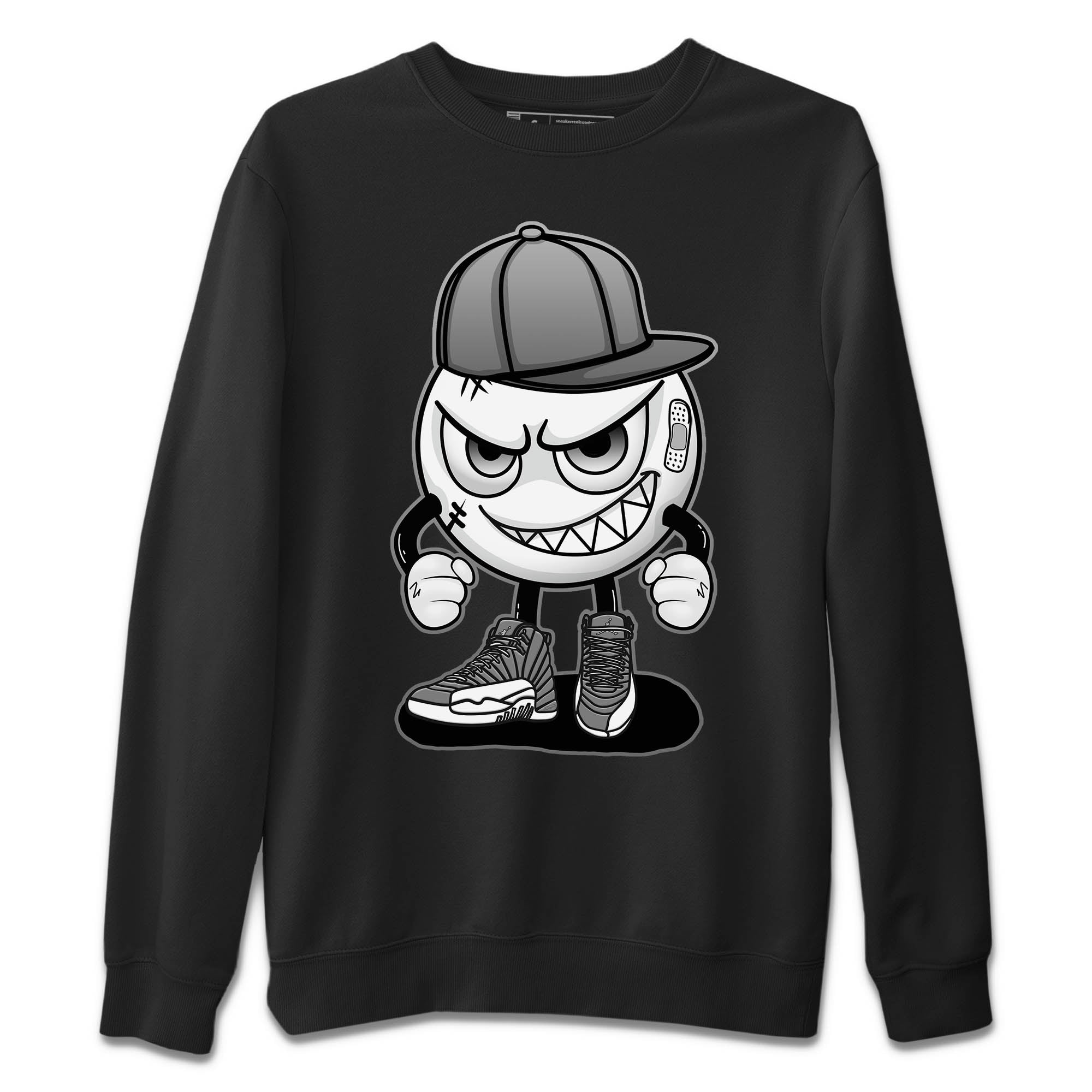 Mischief Emoji Unisex Sweater – Air Jordan 12 Stealth, Sneakers Matching Sweater