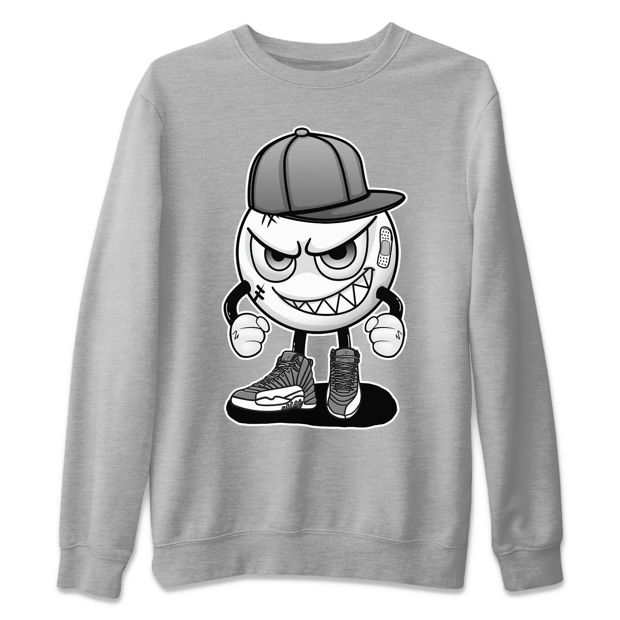Mischief Emoji Unisex Sweater – Air Jordan 12 Stealth, Sneakers Matching Sweater