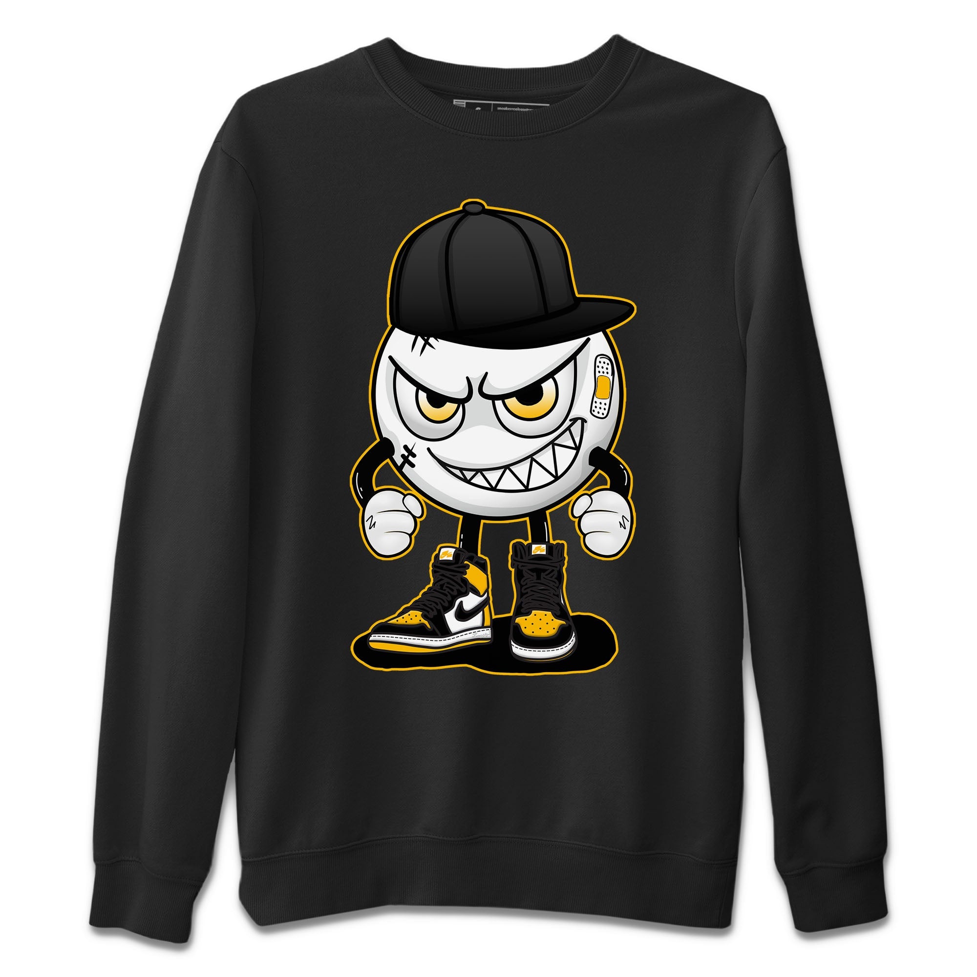 Mischief Emoji Unisex Sweater – Air Jordan 1 Taxi, Sneakers Matching Sweater