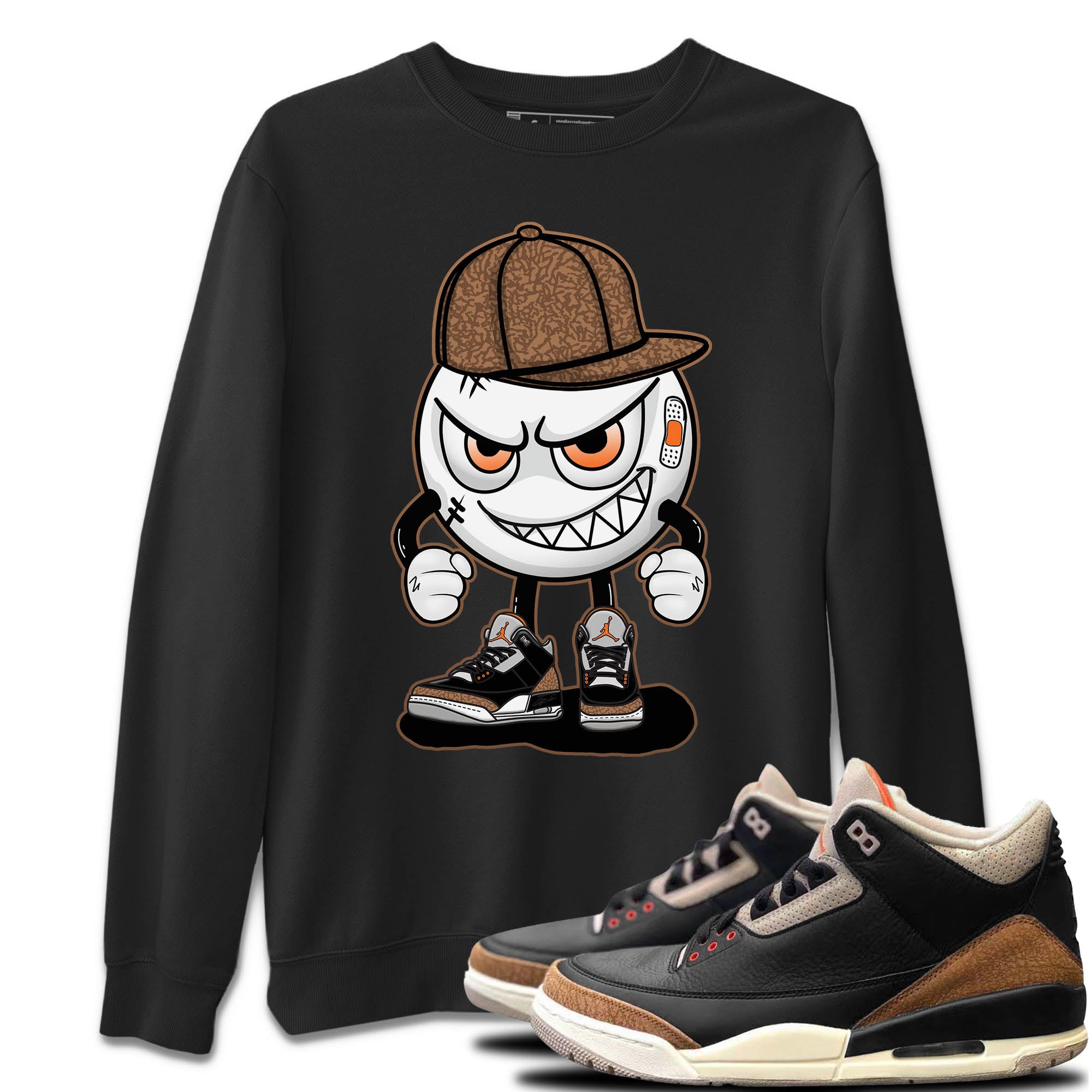 Mischief Emoji Unisex Sweater – Air Jordan 3 Desert Elephant, Sneakers Matching Sweater