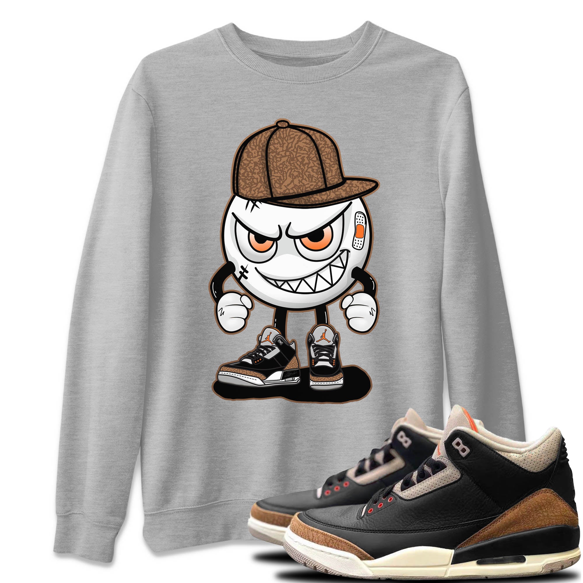 Mischief Emoji Unisex Sweater – Air Jordan 3 Desert Elephant, Sneakers Matching Sweater