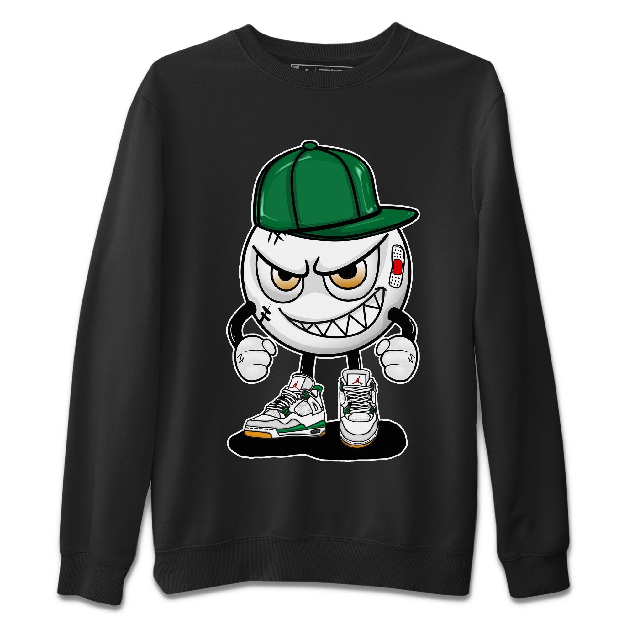 Mischief Emoji Unisex Sweater – Air Jordan 4 Pine Green, Sneakers Matching Sweater