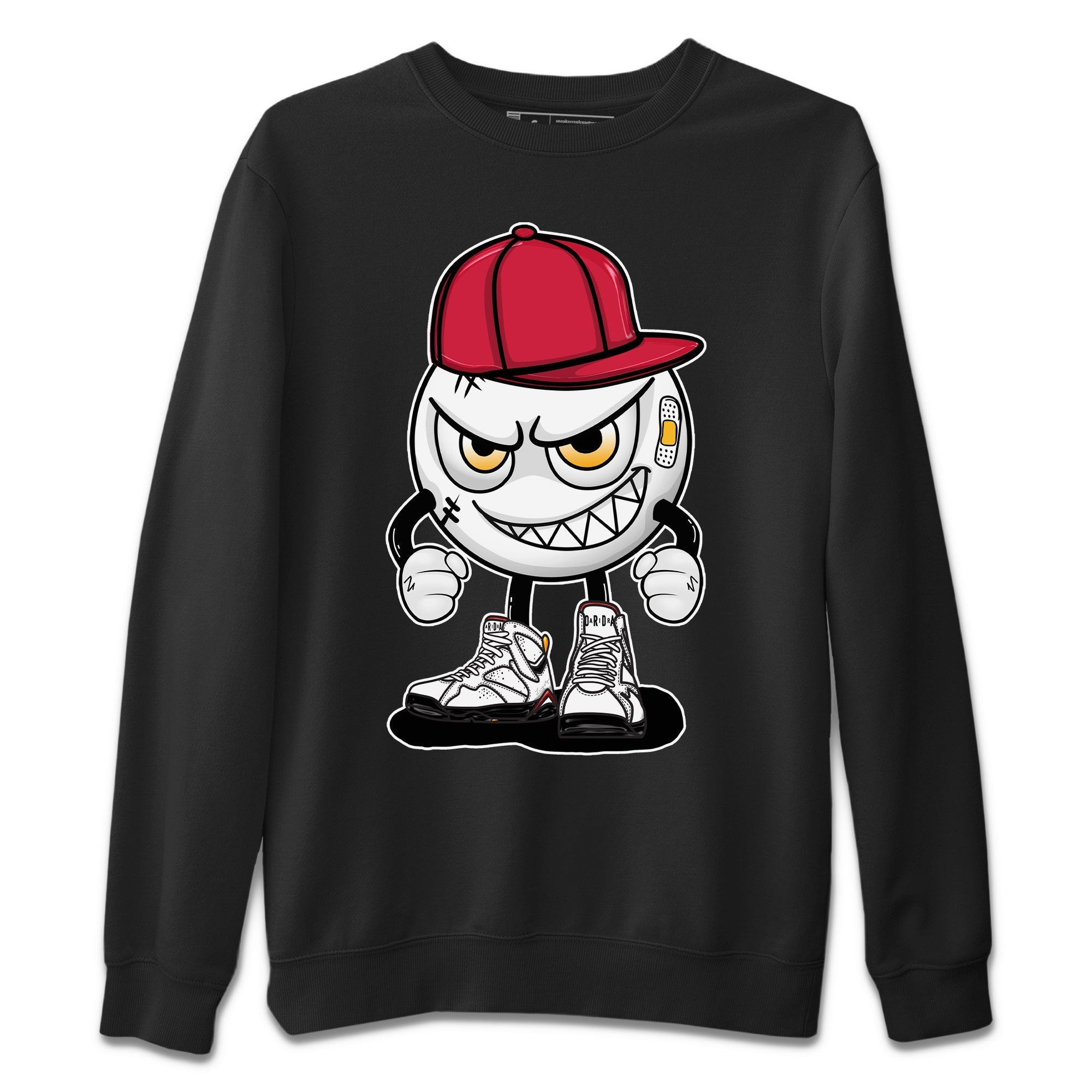 Mischief Emoji Unisex Sweater – Air Jordan 7 Cardinal, Sneakers Matching Sweater