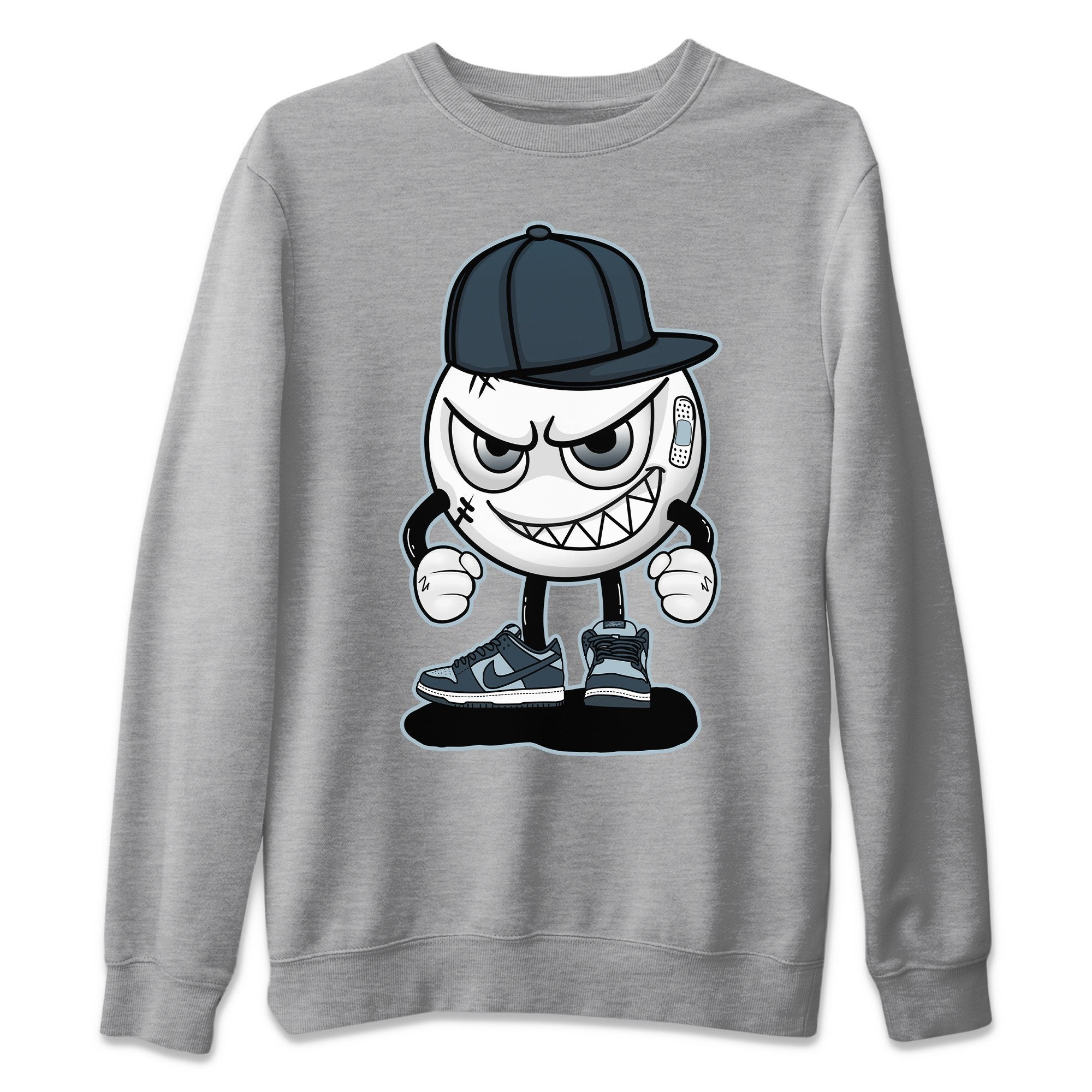 Mischief Emoji Unisex Sweater – Dunk championship Grey, Sneakers Matching Sweater