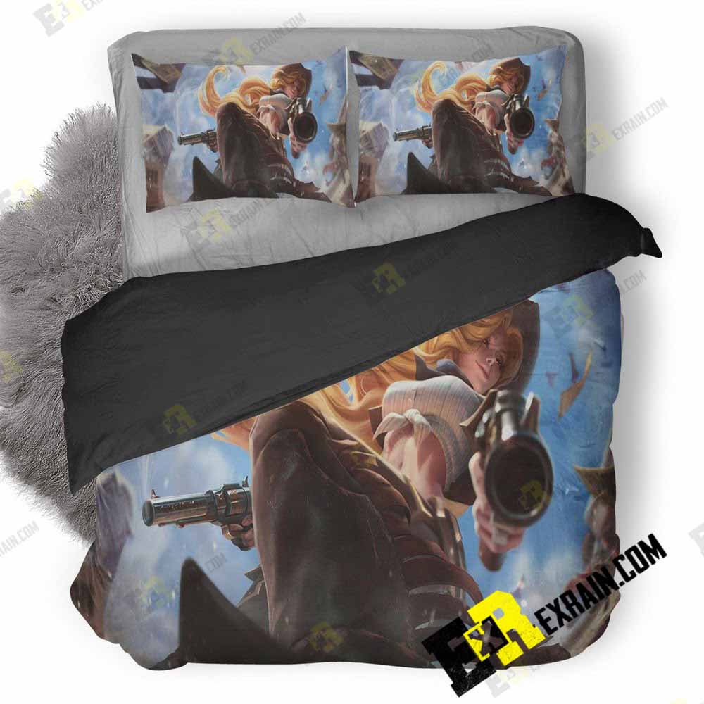 Miss Fortune League Of Legends Fantasy Artwork 9 3D Customized Duvet Cover Bedding Set