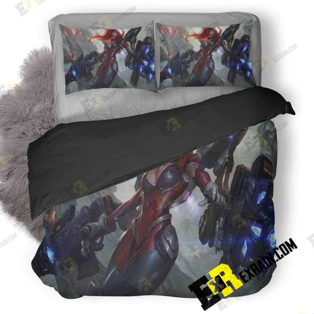 Miss Fortune League Of Legends Hd 2B 3D Customized Duvet Cover Bedding Set