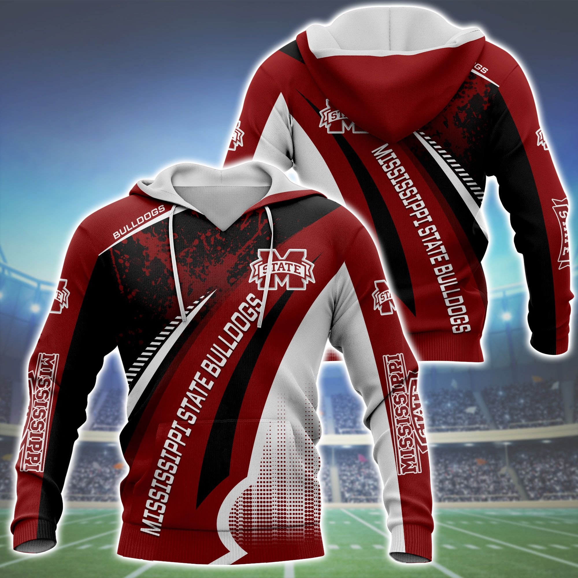 Mississippi State Bulldogs NCAA1 Hoodie For This Season Gift For Sport Lovers