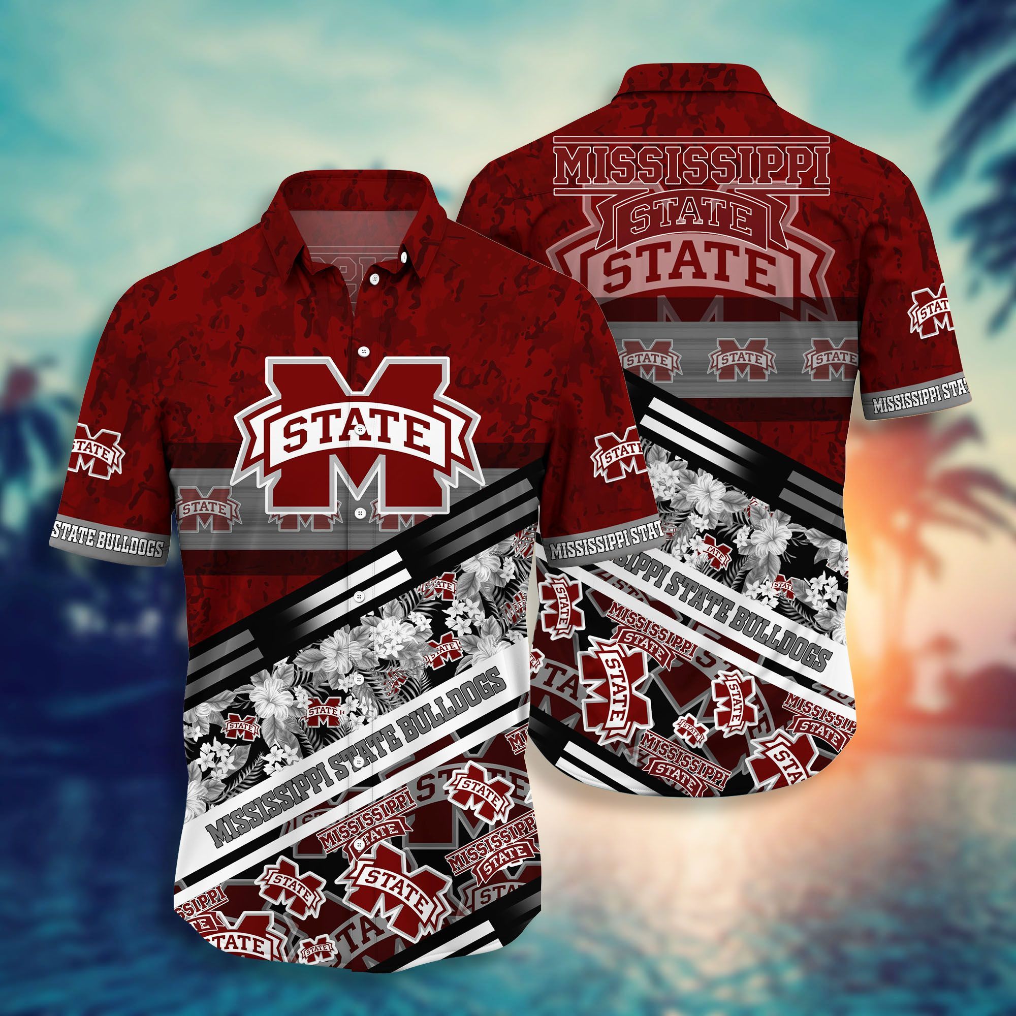 Mississippi State Bulldogs NCAA -Hawaii Shirt Style Hot Trending Summer-Hawaiian