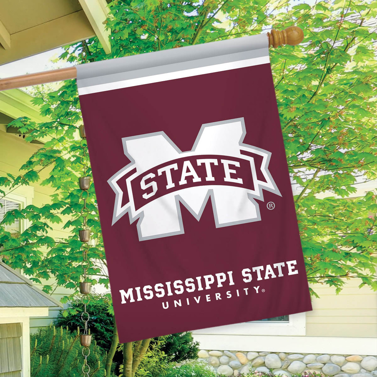 Mississippi State Bulldogs NCAA Garden Flag, House Flag