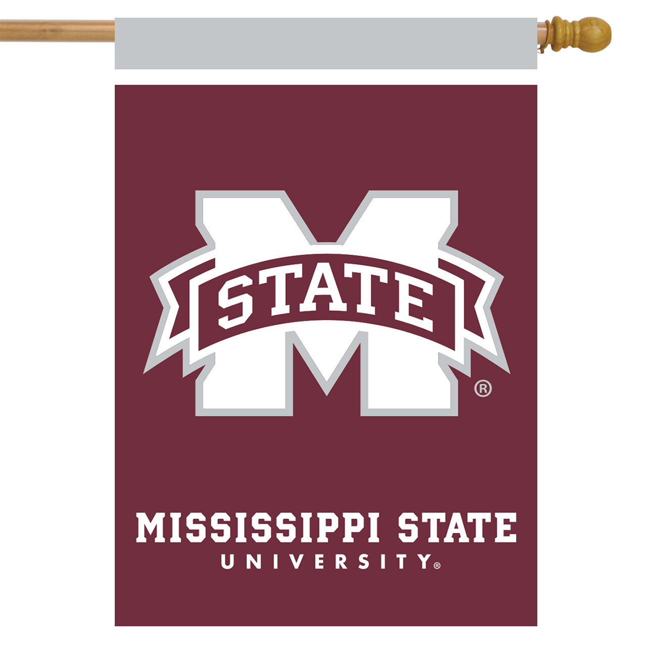 Mississippi State Bulldogs NCAA Garden Flag, House Flag