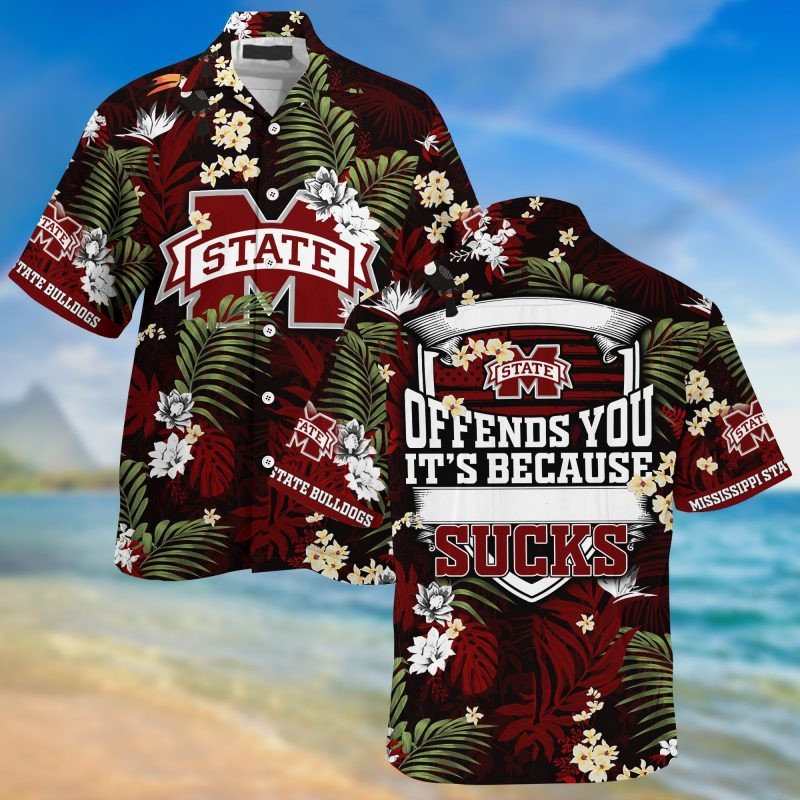Mississippi State Bulldogs NCAA Summer – Hawaii Shirt For This Season – Gift For Sport Lovers With Tropical Patterns