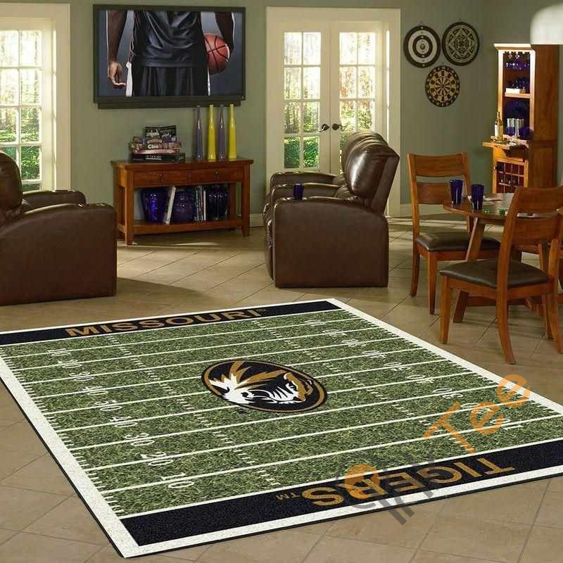 Missouri Tigers Home Field Area Rectangle Rug