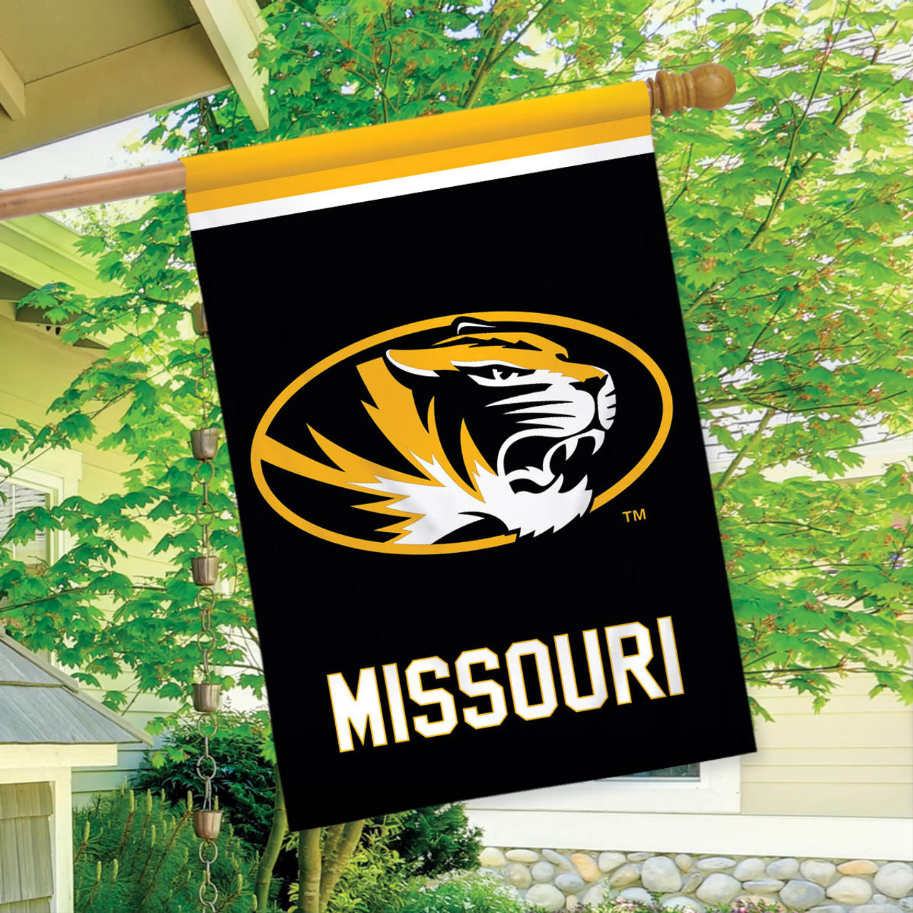 Missouri Tigers NCAA Garden Flag, House Flag